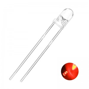 LED - Basic Red - 3mm - Diffused - 150-200 mcd