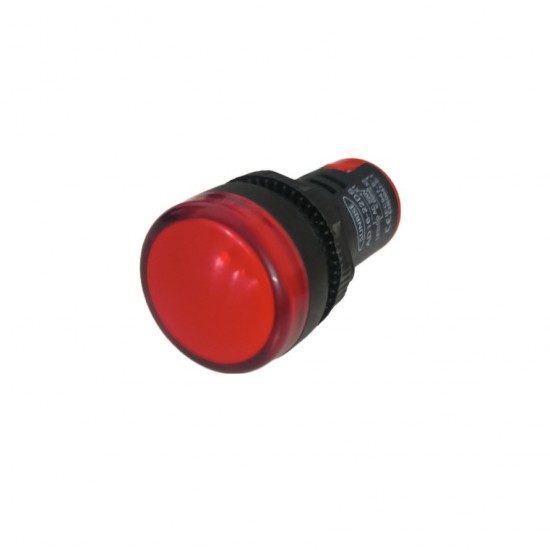 AD16-22DS 220V 22mm Dia Signal Light Lamp LED Indicator - Red