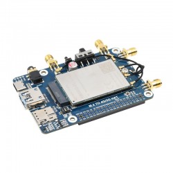 RM500U-CNV 5G HAT for Raspberry Pi, quad antennas LTE-A, multi band, 5G/4G/3G Compatible - Without Case