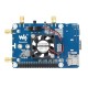 Waveshare SIM8262E-M2 5G HAT For Raspberry Pi, Quad Antennas 5G NSA, Multi-Band, 5G/4G/3G Compatible With Metal Enclosure Waveshare SIM8262E-M2 5G HAT For Raspberry Pi, Quad Antennas 5G NSA, Multi-Band, 5G/4G/3G Compatible With Metal Enclosure