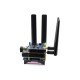 RM500Q-GL 5G HAT for Raspberry Pi, quad antennas LTE-A, multi band, 5G/4G/3G Compatible - Without Case