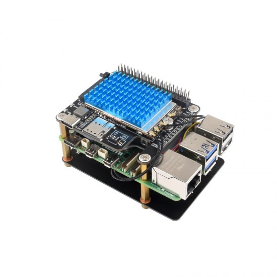 RM530N-GL PCIe to 5G HAT+ for Raspberry Pi 5, High-Speed Networking, Support PCIe Protocol, Raspberry Pi 5 HAT