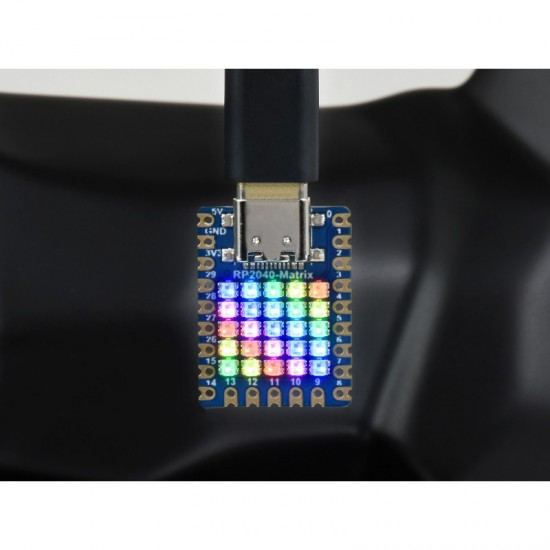 RP2040-Matrix Development Board, Onboard 5×5 RGB LED Matrix, Based On Official RP2040 Dual Core Processor