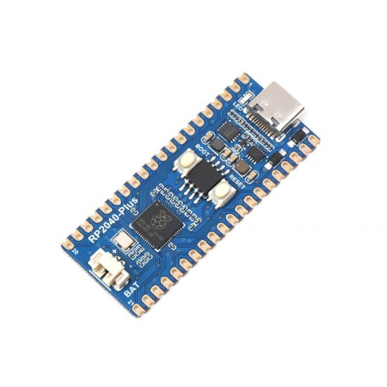 RP2040-Plus, a Pico-like MCU Board Based on Raspberry Pi MCU RP2040, Onboard 4MB Flash Memory - Without Pinheader