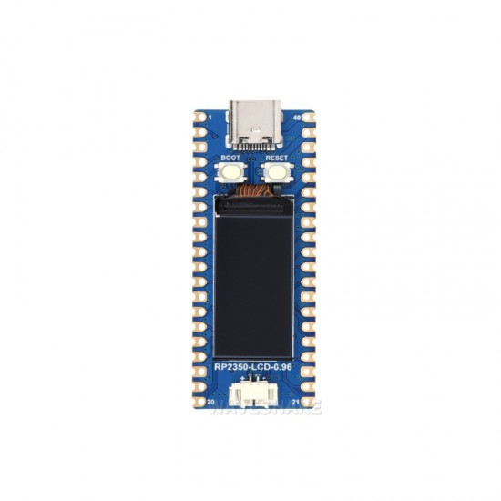 Waveshare RP2350-LCD-0.96 Development Board, With 0.96inch LCD Display, 160×80 Resolution, Based On RP2350A Dual-core & Dual-architecture Microcontroller