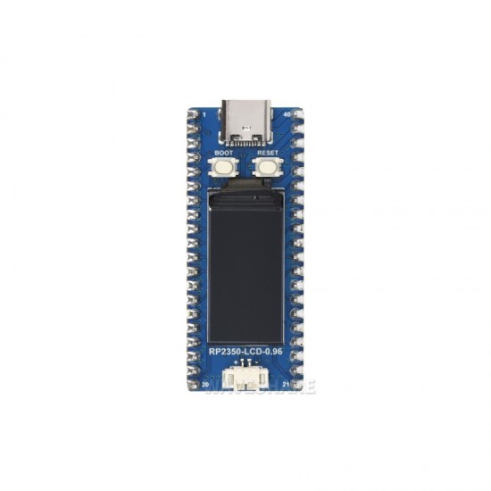 Waveshare RP2350-LCD-0.96 Development Board, With 0.96inch LCD Display, 160×80 Resolution, Based On RP2350A Dual-core & Dual-architecture Microcontroller - Solder Version