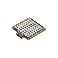 RP2350-Matrix Microcontroller Development Board, Dual-core And Dual-architecture Design, Onboard 6-Axis Sensor And 8 × 8 RGB LED Matrix For Colorful Lighting Display