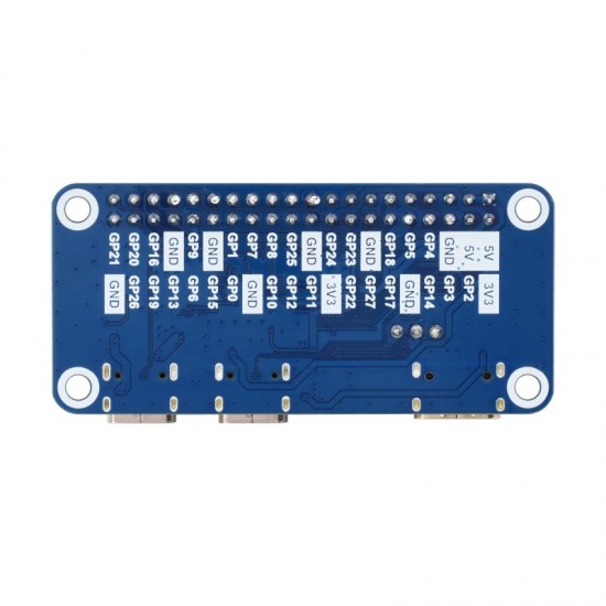 Waveshare RP2350-Pi Zero Development Board, Based On The Raspberry Pi RP2350 Dual-core & Dual-architecture Microcontroller, 520KB SRAM And 16MB Onboard Flash Memory