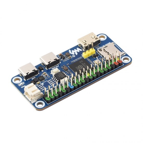 Waveshare RP2350-Pi Zero Development Board, Based On The Raspberry Pi RP2350 Dual-core & Dual-architecture Microcontroller, 520KB SRAM And 16MB Onboard Flash Memory
