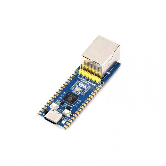 Waveshare RP2350-POE-ETH Development Board, Dual-Core And Dual-Architecture, W6300 Ethernet Controller, Supports PoE Expansion Via A PoE Module - Unsolder Version Waveshare RP2350-POE-ETH Development Board, Dual-Core And Dual-Architecture, W6300 Ethernet Controller, Supports PoE Expansion Via A PoE Module - Unsolder Version