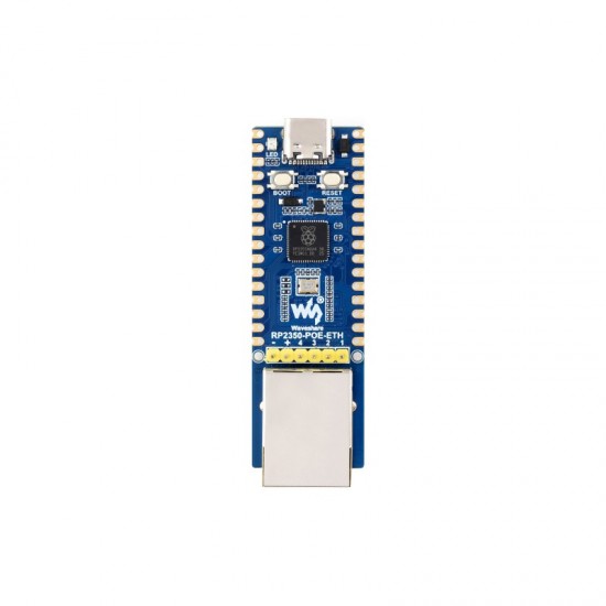 Waveshare RP2350-POE-ETH Development Board, Dual-Core And Dual-Architecture, W6300 Ethernet Controller, Supports PoE Expansion Via A PoE Module - Unsolder Version Waveshare RP2350-POE-ETH Development Board, Dual-Core And Dual-Architecture, W6300 Ethernet Controller, Supports PoE Expansion Via A PoE Module - Unsolder Version