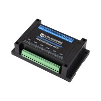 Waveshare Industrial 6-Channel RP2350 Relay Module, Onboard RS485 / Pico HAT interfaces, With Multiple Isolation Protection Circuits, Industrial-Grade, Rail-Mount Case