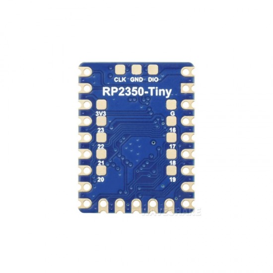 Waveshare RP2350-Tiny Development Board, Raspberry Pi Microcontroller Development Board, Based On RP2350A Dual-core & Dual-architecture Microcontroller