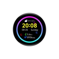 RP2350 1.43inch AMOLED Display Development Board, 466×466, SPI Interface Round Display, Onboard Accelerometer And Gyroscope Sensor, RTC Chip