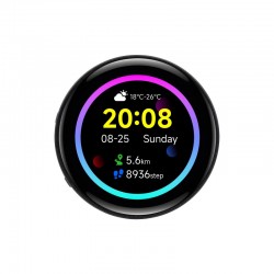 RP2350 1.43inch AMOLED Display Development Board, 466×466, SPI Interface Round Display, Onboard Accelerometer And Gyroscope Sensor, RTC Chip with Metal Case