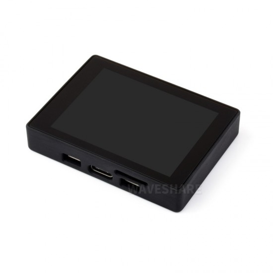 RP2350 2.41inch AMOLED Touch Display Development Board, 450 × 600 Pixels, QSPI Interface, Dual-core & Dual-architecture Design, Accelerometer And Gyroscope Sensor with Enclosure