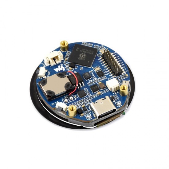 Waveshare RP2350 1.46inch Capacitive Touch Round Display Development Board, 480×480 IPS Panel Display, 65K Color with Protective Cover Glass