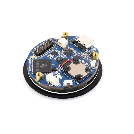 Waveshare RP2350 1.46inch Capacitive Touch Round Display Development Board, 480×480 IPS Panel Display, 65K Color with Protective Cover Glass