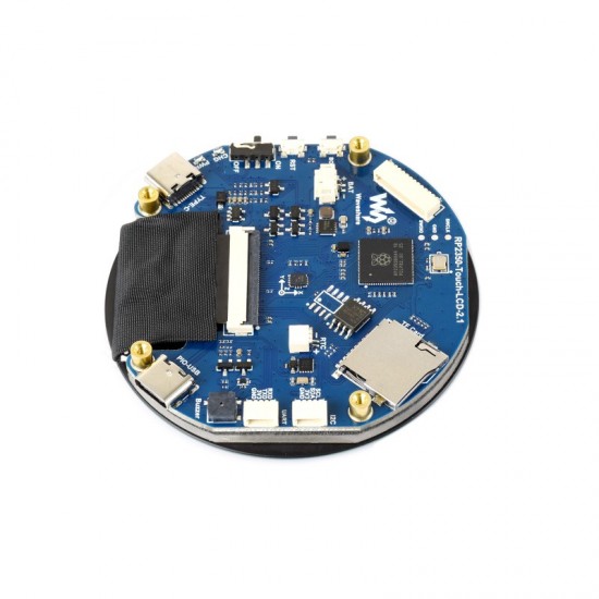 Waveshare RP2350 2.1inch Capacitive Touch Round Display Development Board, 480×480 IPS Panel Display, 65K Color