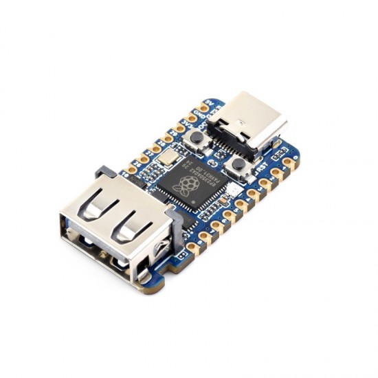 Waveshare RP2350A USB Mini Development Board, Based On Raspberry Pi RP2350A Dual-core & Dual-architecture Microcontroller, 150MHz Operating Frequency