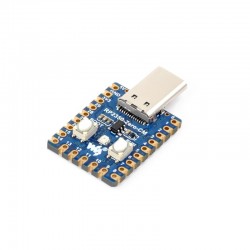 Waveshare RP2350-Zero-CM Mini Development Board, Dual-core And Dual-architecture, Onboard Type-C Male Port, Castellated Module, 12 × Programmable I/O (PIO) State Machines Waveshare RP2350-Zero-CM Mini Development Board, Dual-core And Dual-architecture, Onboard Type-C Male Port, Castellated Module, 12 × Programmable I/O (PIO) State Machines