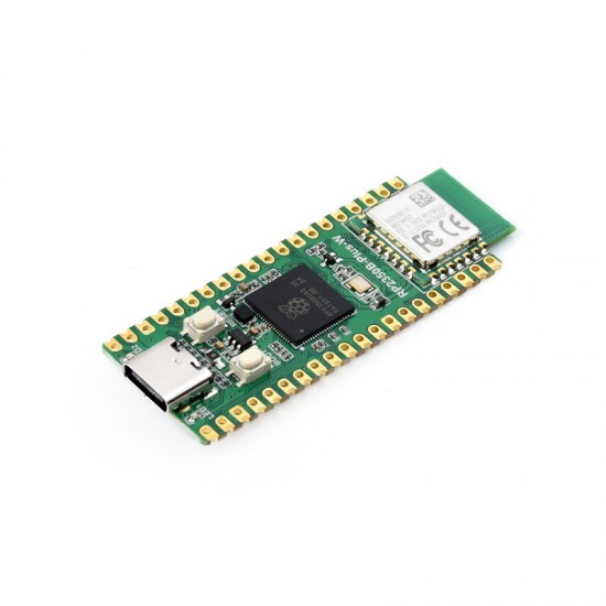 Waveshare RP2350B-Plus-W Development Board, Raspberry Pi RP2350B Dual-core & Dual-architecture Microcontroller, Supports Wi-Fi and Bluetooth, 520KB SRAM And 16MB Flash Memory