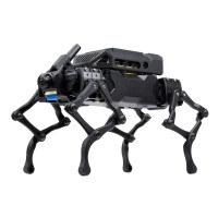 WAVEGO PI4 Kit (Unassembled), 12-DOF Bionic Dog-Like Robot, Open Source for ESP32 And PI4B, Facial Recognition, Color Tracking, Motion Detection With Raspberry Pi 4B-4GB
