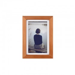 Waveshare 7.3inch E6 Full Color E-Paper With Solid Wood Photo Frame For Raspberry Pi Zero, Ultra-long Standby, 800 × 480 Resolution, [Battery & Raspberry Pi Not Included]