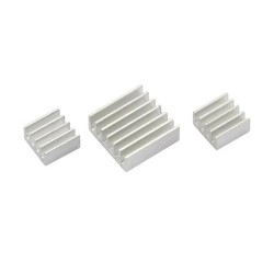 Aluminium Heat Sink Set for Raspberry Pi 3B / 3B+ (Set of 3)