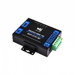 Industrial Grade Serial Server RS232/485 To WiFi and Ethernet, Modbus Gateway, MQTT Gateway, Metal Case Industrial Grade Serial Server RS232/485 To WiFi and Ethernet, Modbus Gateway, MQTT Gateway, Metal Case