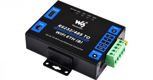 Buy Industrial Grade Serial Server RS232/485 To WiFi and Ethernet ...