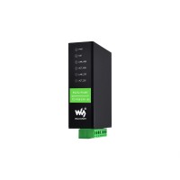 RS232 RS485 to RJ45 Ethernet Serial Server, RS232 And RS485 Dual Channels Independent Operation, Dual Ethernet Ports With POE Function