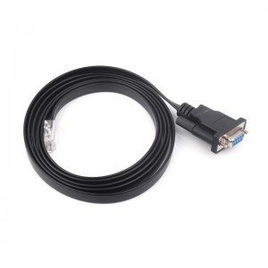 RS232 to RJ45 Console Cable, RS232 DB9 Female Port to RJ45 Console Male Port, Cable Length 1.8m RS232 to RJ45 Console Cable, RS232 DB9 Female Port to RJ45 Console Male Port, Cable Length 1.8m