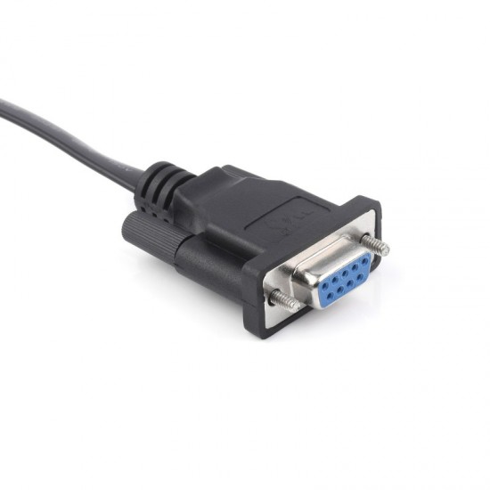 RS232 to RJ45 Console Cable, RS232 DB9 Female Port to RJ45 Console Male Port, Cable Length 1.8m