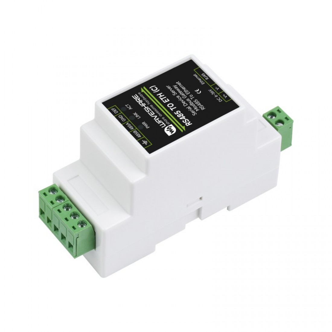 Buy Industrial Serial Server, RS485 to RJ45 Ethernet (C), TCP/IP to ...