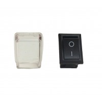 RSF-11 Rocker Switch Mini Black With Silicon Dust Cover