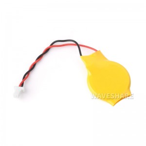 RTC Battery for Raspberry Pi 5, Supports Recharging, 64mAh Battery Capacity, 2PIN JST Connector RTC Battery for Raspberry Pi 5, Supports Recharging, 64mAh Battery Capacity, 2PIN JST Connector