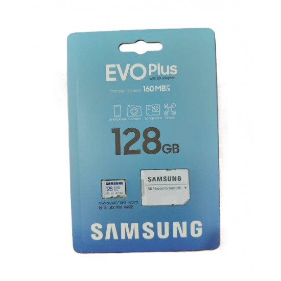 SAMSUNG EVO Plus 128GB Class10 Micro SD Card