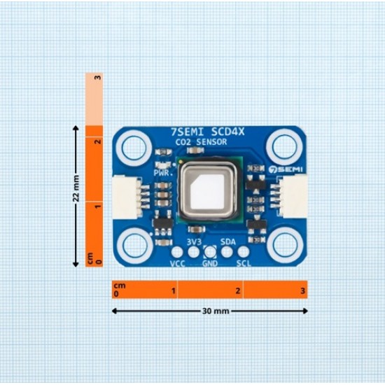 SCD41 High Accuracy CO2, Temperature and Humidity Sensor Breakout I2C SCD41 High Accuracy CO2, Temperature and Humidity Sensor Breakout I2C