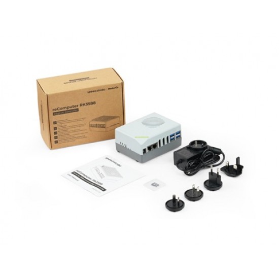 Seeed Studio reComputer RK3588-30 Based Open Rockchip AI Box tailored for AI Application Development (8GB RAM) (MPN:100071234) Seeed Studio reComputer RK3588-30 Based Open Rockchip AI Box tailored for AI Application Development (8GB RAM) (MPN:100071234)
