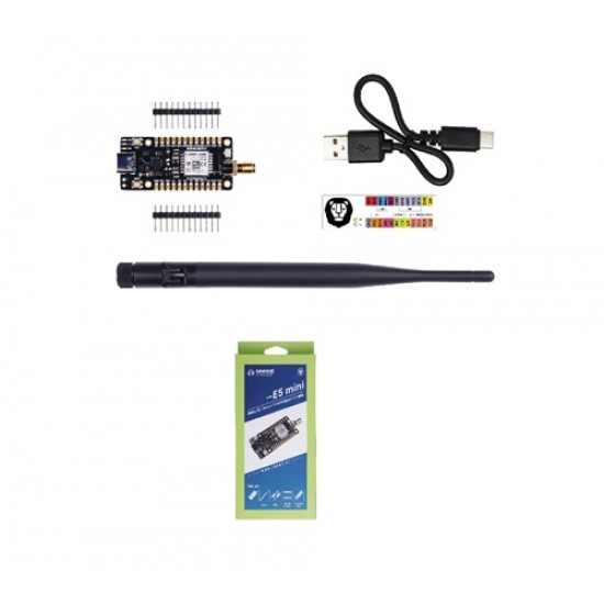 Seeed Studio Wio-E5 mini Dev Board - STM32WLE5JC, ARM Cortex-M4 and SX126x embedded, supports LoRaWAN on EU868 (MPN:113990939)