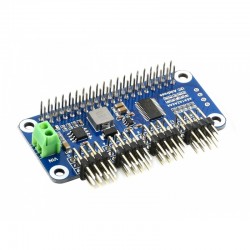 Servo Driver HAT (B) for Raspberry Pi, 16-Channel, 12-bit, I2C Servo Driver HAT (B) for Raspberry Pi, 16-Channel, 12-bit, I2C