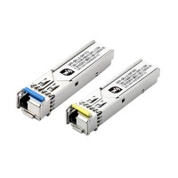 Waveshare Gigabit SFP Optical Transceiver With LC Connector, Supports Hot-Swappable Operation, Plug-and-Play [Single-mode Single-fiber]