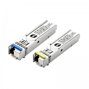 Waveshare Gigabit SFP Optical Transceiver With LC Connector, Supports Hot-Swappable Operation, Plug-and-Play [Single-mode Single-fiber]