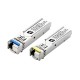 Waveshare Gigabit SFP Optical Transceiver With LC Connector, Supports Hot-Swappable Operation, Plug-and-Play [Single-mode Single-fiber]