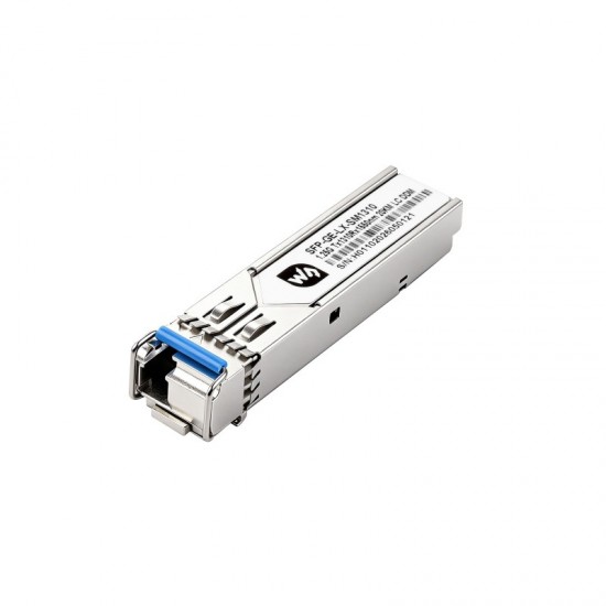 Waveshare Gigabit SFP Optical Transceiver With LC Connector, Supports Hot-Swappable Operation, Plug-and-Play [Single-mode Single-fiber]