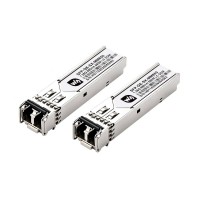 Waveshare Gigabit SFP Optical Transceiver With LC Connector, Supports Hot-Swappable Operation, Plug-and-Play [Multi-mode Dual-fiber]
