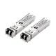 Waveshare Gigabit SFP Optical Transceiver With LC Connector, Supports Hot-Swappable Operation, Plug-and-Play [Multi-mode Dual-fiber]