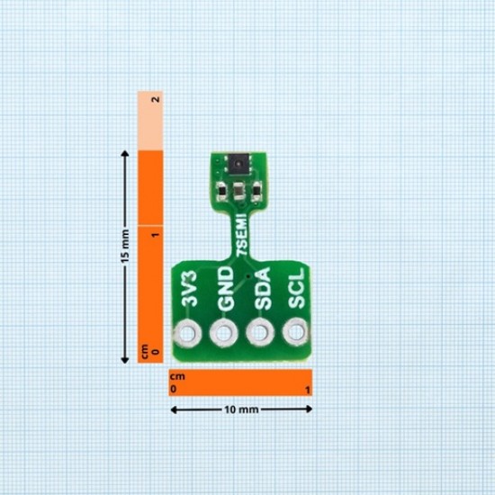 7Semi SHT40 Temperature & Humidity Sensor Nano Breakout 2.54mm Pitch Header (MPN: ES-12168) 7Semi SHT40 Temperature & Humidity Sensor Nano Breakout 2.54mm Pitch Header (MPN: ES-12168)