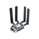 SIM8262E-M2 5G HAT For Raspberry Pi, Quad Antennas 5G NSA, Multi-Band, 5G/4G/3G Compatible